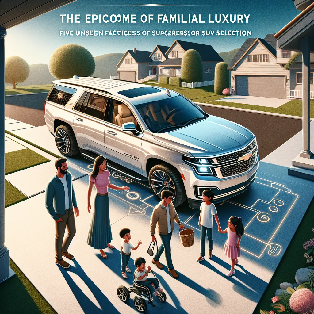 The Epitome of Familial Luxury: Five Unseen Facets of Superior SUV Selection