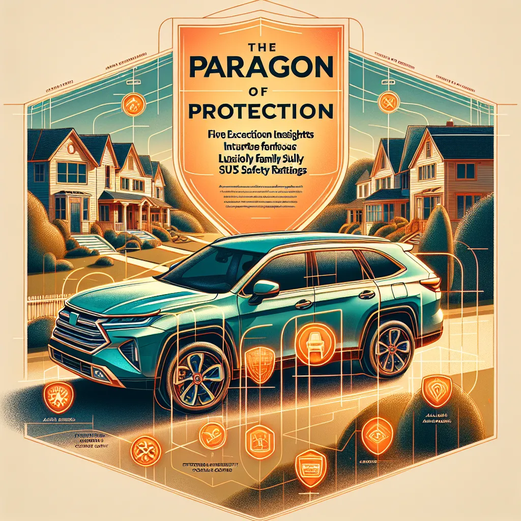 The Paragon of Protection: Five Exceptional Insights into Luxurious Family SUV Safety Ratings