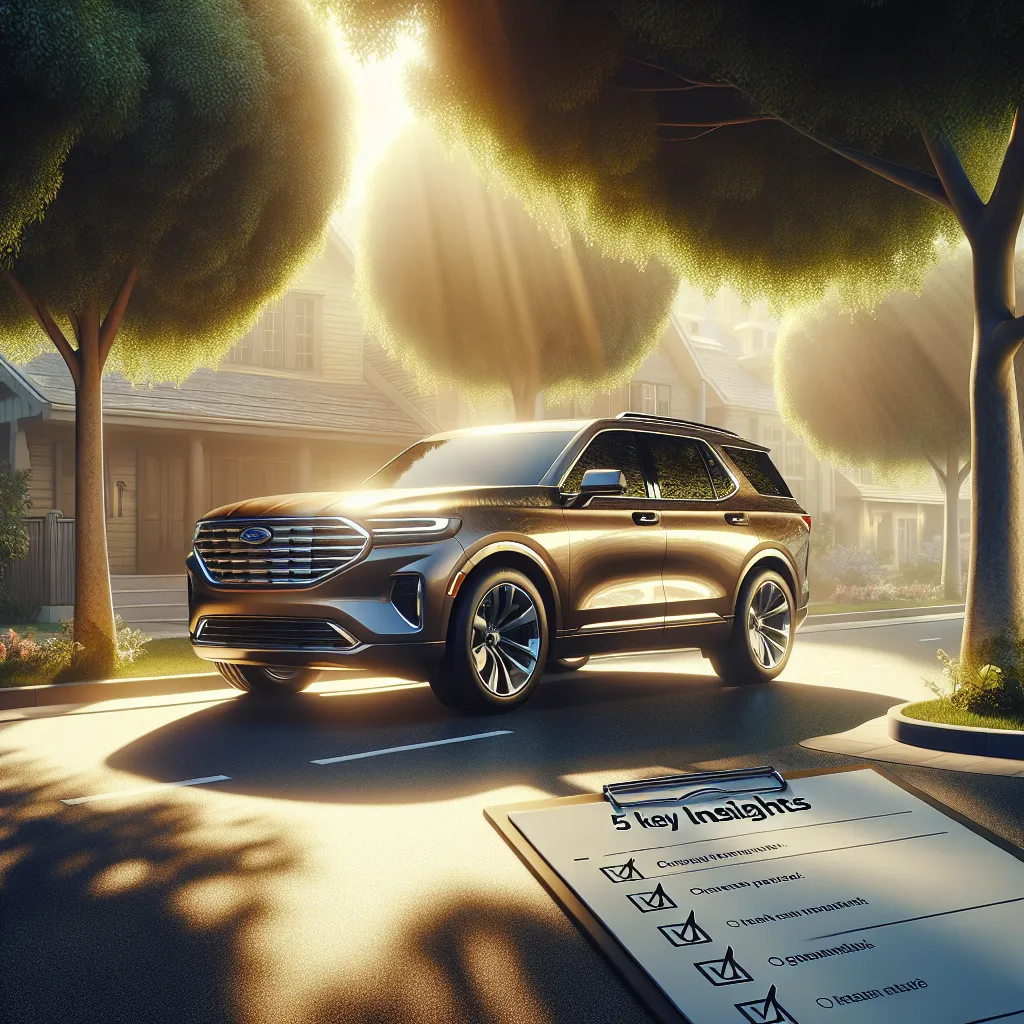 The Sublime Alchemy of Choosing Your Family SUV: Five Exceptional Insights for the Affluent Consumer