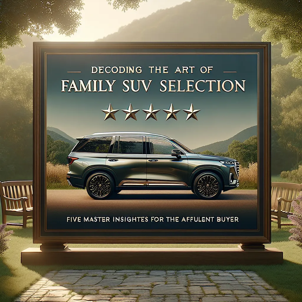 Decoding the Art of Family SUV Selection: Five Master Insights for the Affluent Buyer