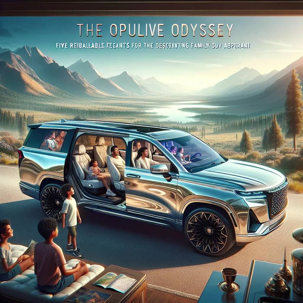 The Opulent Odyssey: Five Remarkable Facets for the Discerning Family SUV Aspirant