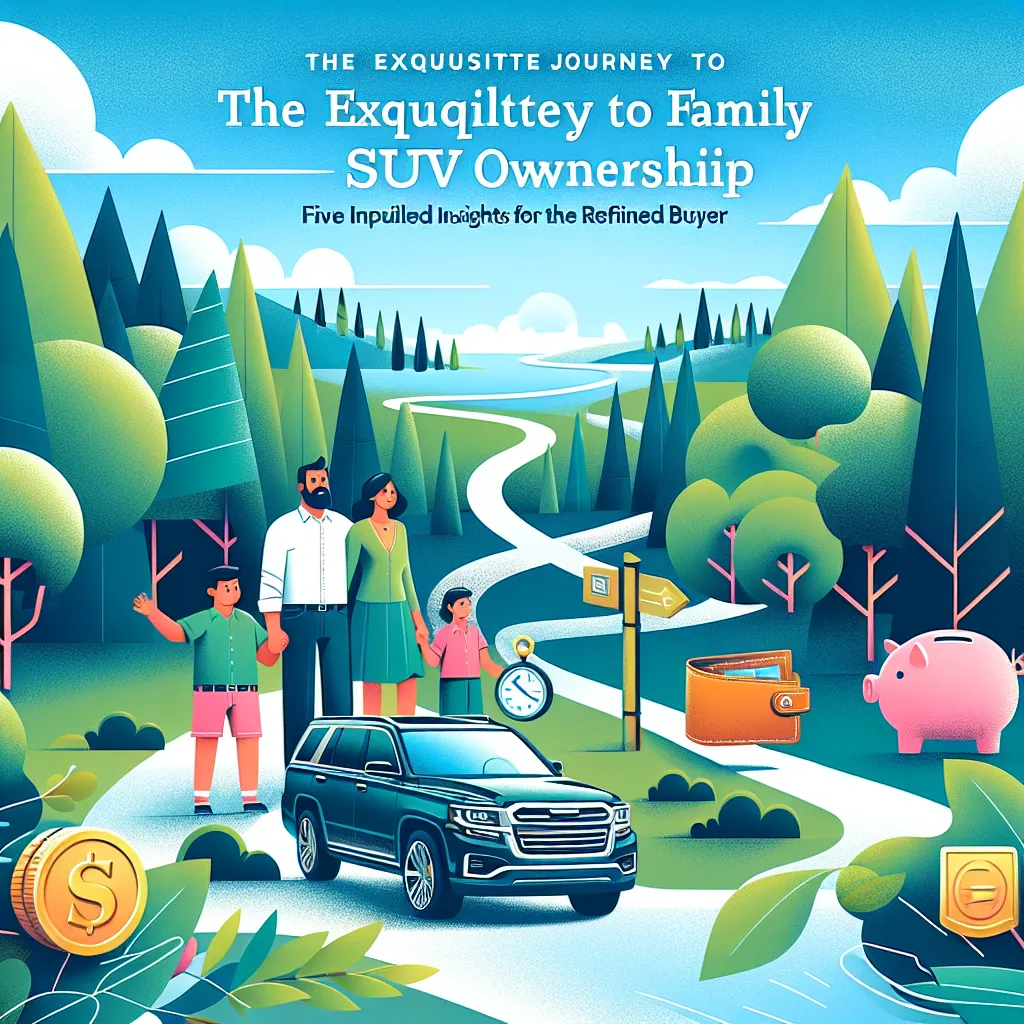 The Exquisite Journey to Family SUV Ownership: Five Unparalleled Insights for the Refined Buyer