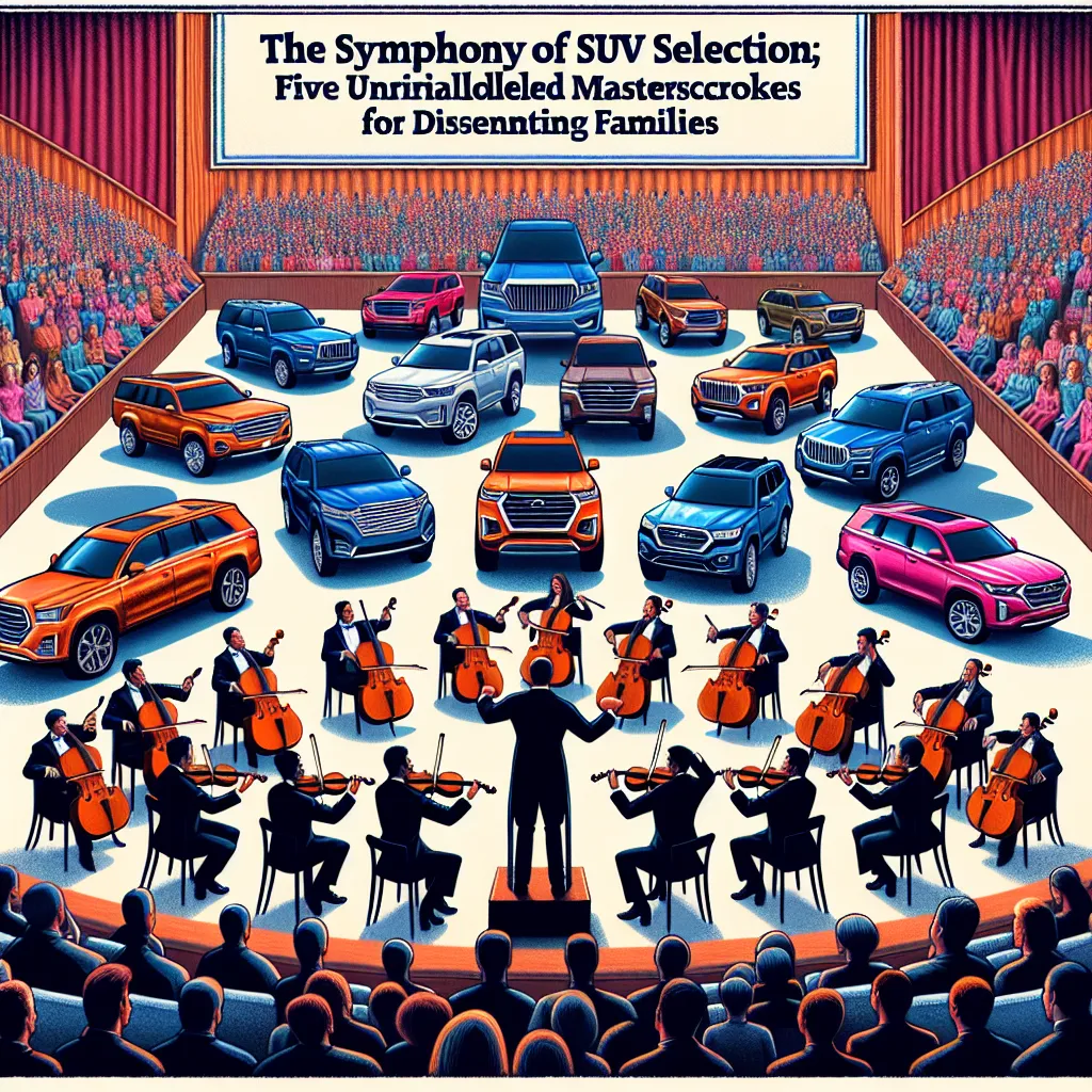 The Symphony of SUV Selection: Five Unrivalled Masterstrokes for Discerning Families