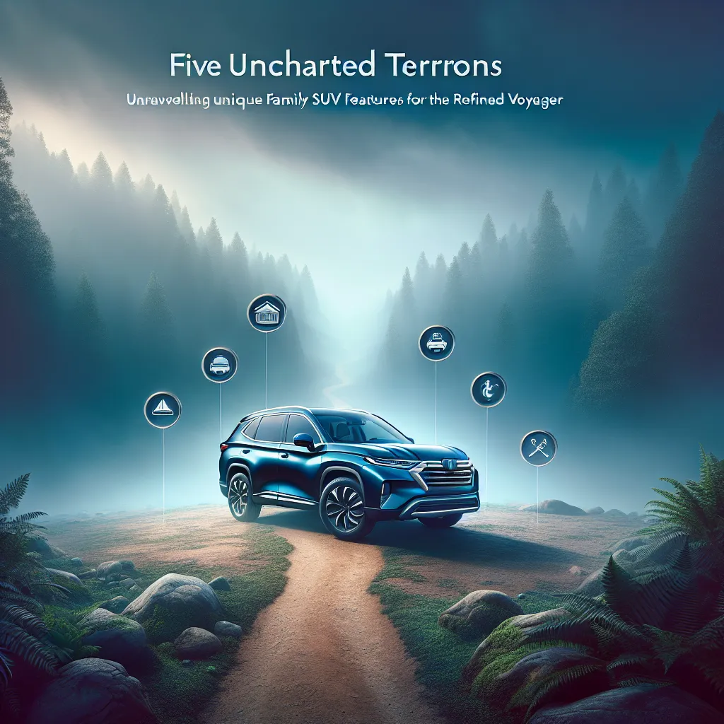 Five Uncharted Terrains: Unraveling Unique Family SUV Features for the Refined Voyager