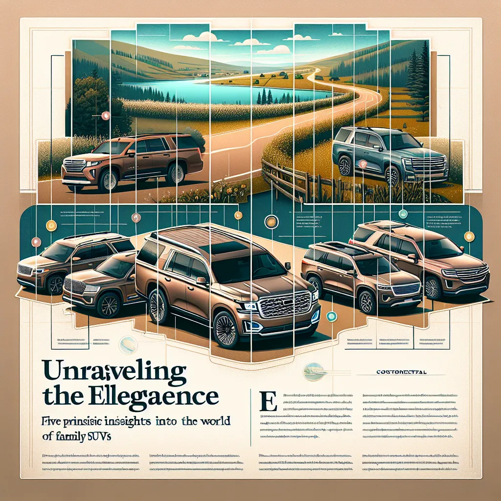 Unraveling the Elegance: Five Pristine Insights into the World of Family SUVs