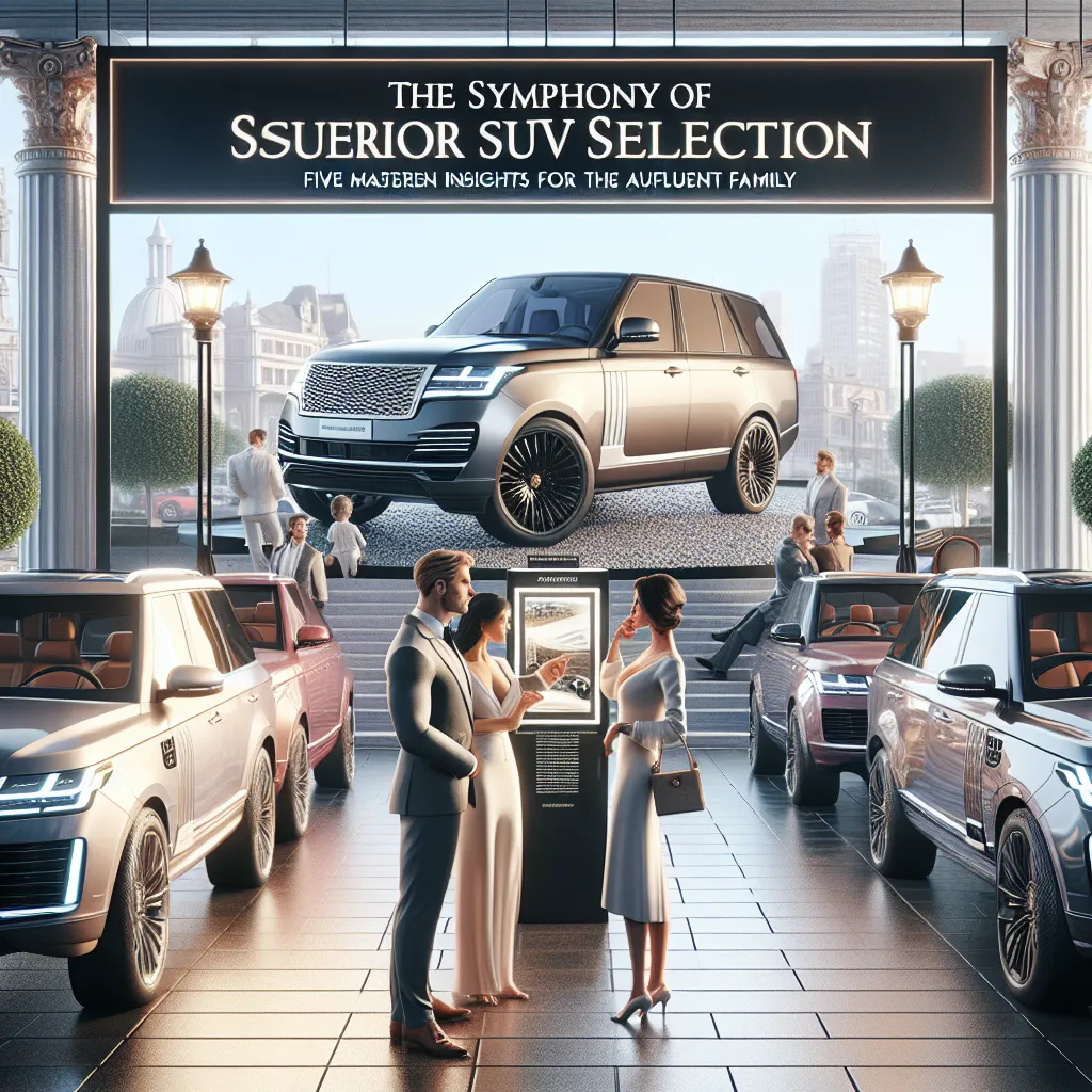 The Symphony of Superior SUV Selection: Five Masterful Insights for the Affluent Family
