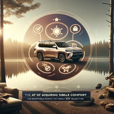 The Art of Acquiring Sublime Comfort: Five Remarkable Insights for Family SUV Selection