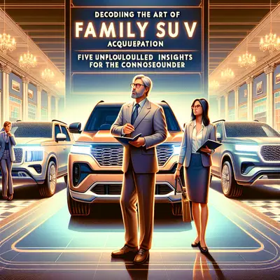 Decoding the Art of Family SUV Acquisition: Five Unparalleled Insights for the Connoisseur